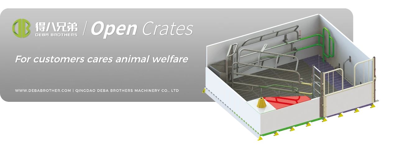 Tempat tidur babi terbuka DEBA Brothers telah diakui di seluruh dunia karena desainnya yang ramah pengguna